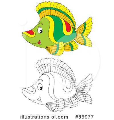 Royalty-Free (RF) Fish Clipart Illustration by Alex Bannykh - Stock Sample #86977