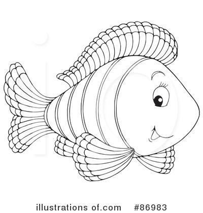 Royalty-Free (RF) Fish Clipart Illustration by Alex Bannykh - Stock Sample #86983