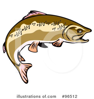Royalty-Free (RF) Fish Clipart Illustration by patrimonio - Stock Sample #96512