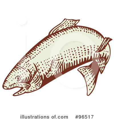 Royalty-Free (RF) Fish Clipart Illustration by patrimonio - Stock Sample #96517