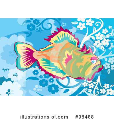 Royalty-Free (RF) Fish Clipart Illustration by mayawizard101 - Stock Sample #98488