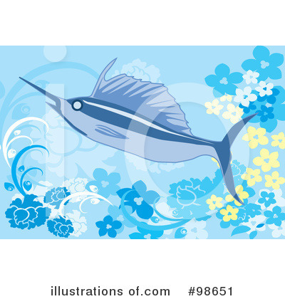 Royalty-Free (RF) Fish Clipart Illustration by mayawizard101 - Stock Sample #98651