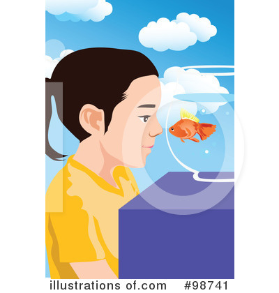 Royalty-Free (RF) Fish Clipart Illustration by mayawizard101 - Stock Sample #98741