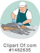 Fish Monger Clipart #1462635 by patrimonio