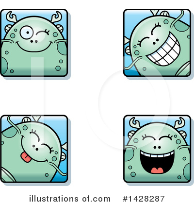 Fish Monster Clipart #1428287 by Cory Thoman