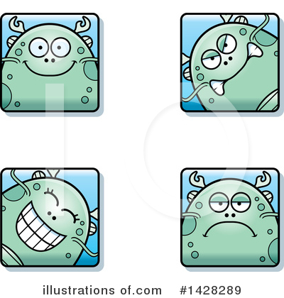 Fish Monster Clipart #1428289 by Cory Thoman