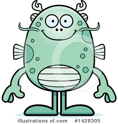Royalty-Free (RF) Fish Monster Clipart Illustration by Cory Thoman - Stock Sample #1428305
