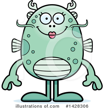 Royalty-Free (RF) Fish Monster Clipart Illustration by Cory Thoman - Stock Sample #1428306
