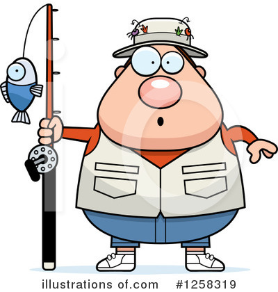 Royalty-Free (RF) Fisherman Clipart Illustration by Cory Thoman - Stock Sample #1258319