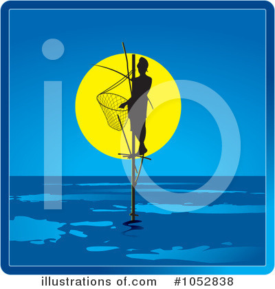 Royalty-Free (RF) Fishing Clipart Illustration by Lal Perera - Stock Sample #1052838