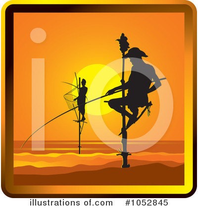 Royalty-Free (RF) Fishing Clipart Illustration by Lal Perera - Stock Sample #1052845