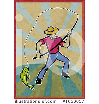 Royalty-Free (RF) Fishing Clipart Illustration by patrimonio - Stock Sample #1056657