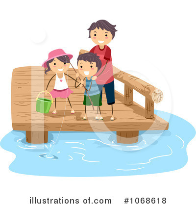 Royalty-Free (RF) Fishing Clipart Illustration by BNP Design Studio - Stock Sample #1068618