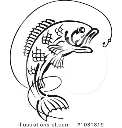 Trout Clipart #1081819 by Vector Tradition SM