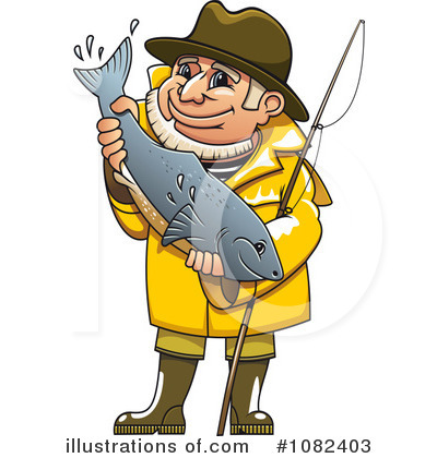 Royalty-Free (RF) Fishing Clipart Illustration by Vector Tradition SM - Stock Sample #1082403