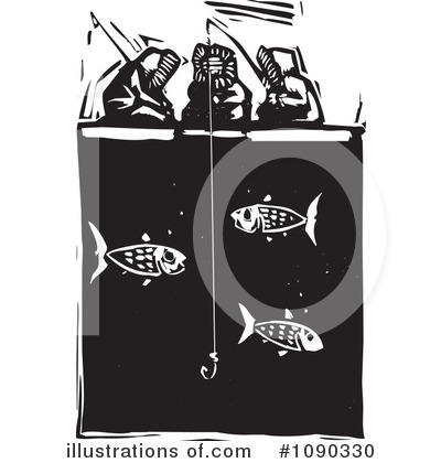 Royalty-Free (RF) Fishing Clipart Illustration by xunantunich - Stock Sample #1090330