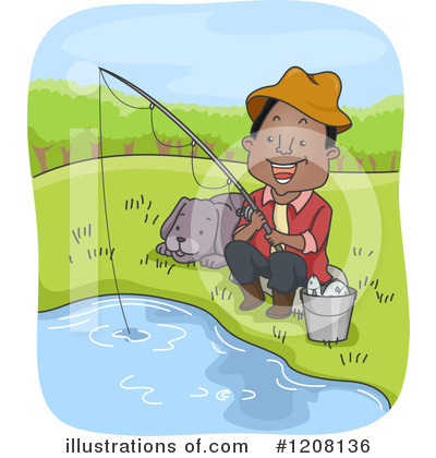 Royalty-Free (RF) Fishing Clipart Illustration by BNP Design Studio - Stock Sample #1208136