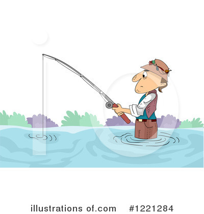 Royalty-Free (RF) Fishing Clipart Illustration by BNP Design Studio - Stock Sample #1221284