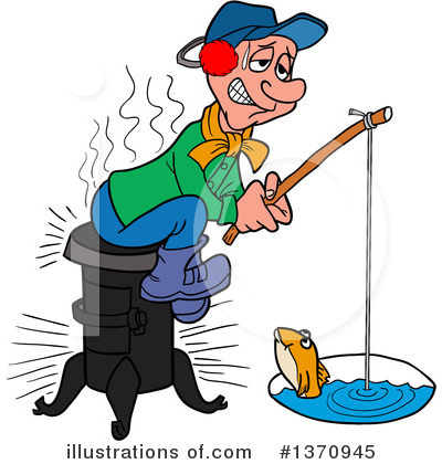 Fishing Clipart #1370945 by LaffToon