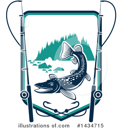 Royalty-Free (RF) Fishing Clipart Illustration by Vector Tradition SM - Stock Sample #1434715