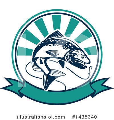 Trout Clipart #1435340 by Vector Tradition SM
