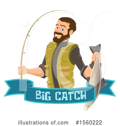 Royalty-Free (RF) Fishing Clipart Illustration by Vector Tradition SM - Stock Sample #1560222
