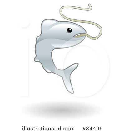 Royalty-Free (RF) Fishing Clipart Illustration by AtStockIllustration - Stock Sample #34495