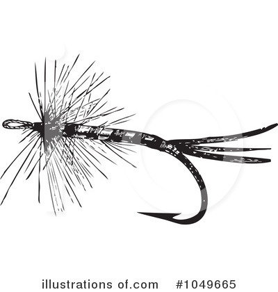 Royalty-Free (RF) Fishing Hook Clipart Illustration by BestVector - Stock Sample #1049665