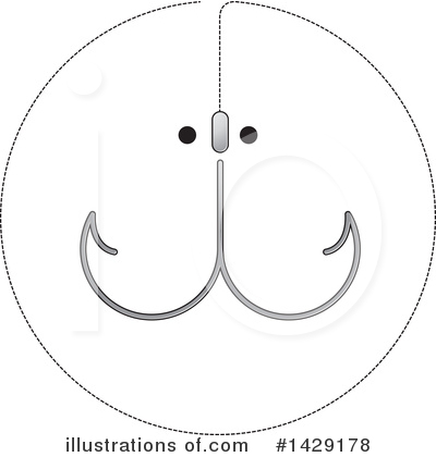 Royalty-Free (RF) Fishing Hook Clipart Illustration by Lal Perera - Stock Sample #1429178