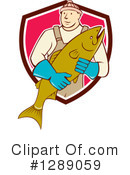 Fishmonger Clipart #1289059 by patrimonio