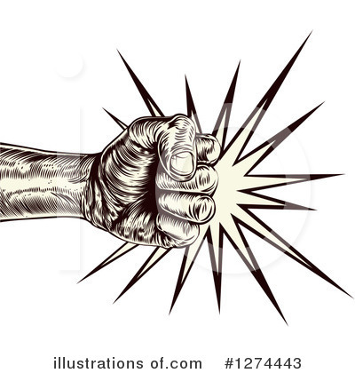 Royalty-Free (RF) Fist Clipart Illustration by AtStockIllustration - Stock Sample #1274443