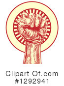 Fist Clipart #1292941 by AtStockIllustration