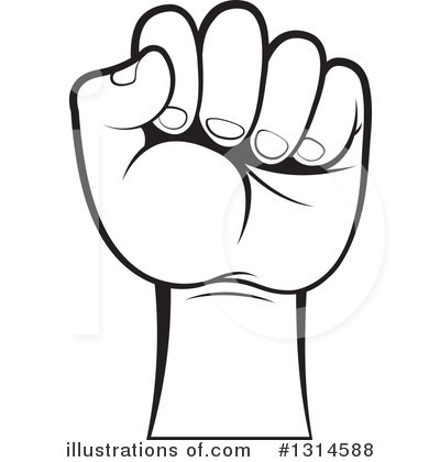 Fist Clipart #1314588 by Lal Perera