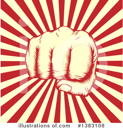 Royalty-Free (RF) Fist Clipart Illustration by AtStockIllustration - Stock Sample #1383108