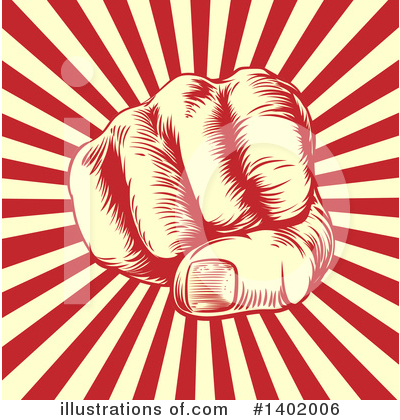 Royalty-Free (RF) Fist Clipart Illustration by AtStockIllustration - Stock Sample #1402006