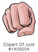 Fist Clipart #1409204 by AtStockIllustration