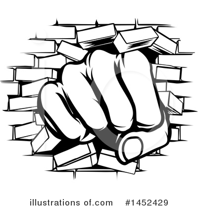 Royalty-Free (RF) Fist Clipart Illustration by AtStockIllustration - Stock Sample #1452429