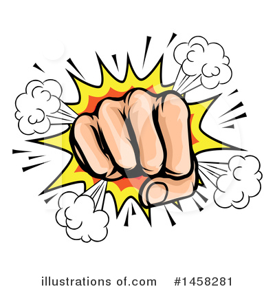 Royalty-Free (RF) Fist Clipart Illustration by AtStockIllustration - Stock Sample #1458281