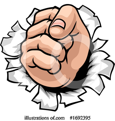 Royalty-Free (RF) Fist Clipart Illustration by AtStockIllustration - Stock Sample #1692395
