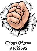 Fist Clipart #1692395 by AtStockIllustration