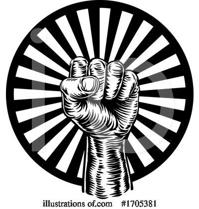 Royalty-Free (RF) Fist Clipart Illustration by AtStockIllustration - Stock Sample #1705381