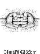 Fist Clipart #1714265 by AtStockIllustration