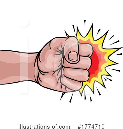 Royalty-Free (RF) Fist Clipart Illustration by AtStockIllustration - Stock Sample #1774710