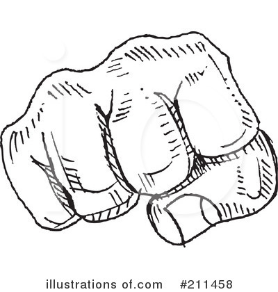 Royalty-Free (RF) Fist Clipart Illustration by yayayoyo - Stock Sample #211458
