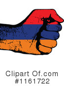 Fist Flag Clipart #1161722 by Andrei Marincas