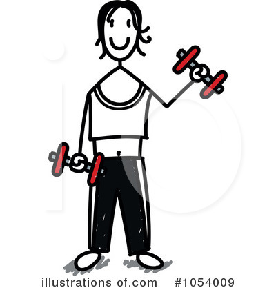 Royalty-Free (RF) Fitness Clipart Illustration by Frog974 - Stock Sample #1054009