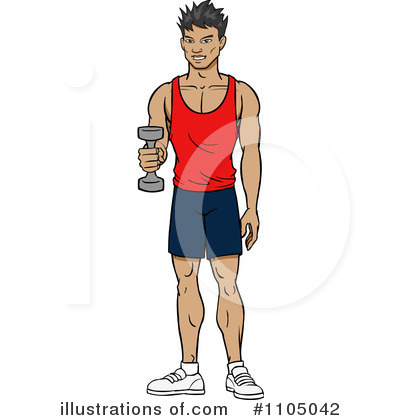 Strong Man Clipart #1105042 by Cartoon Solutions