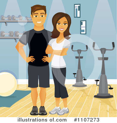 Royalty-Free (RF) Fitness Clipart Illustration by Amanda Kate - Stock Sample #1107273