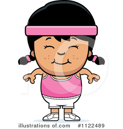 Asian Girl Clipart #1122489 by Cory Thoman