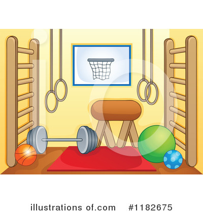 Royalty-Free (RF) Fitness Clipart Illustration by visekart - Stock Sample #1182675